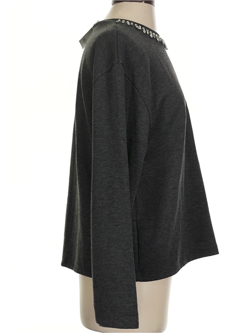 Zara embellished collared sweater small NWT - Picture 4 of 5